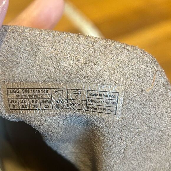 Revolve UGG Elora Leather Buckle Ankle Boot in Sahara - Picture 7 of 10